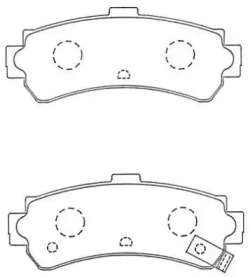 Дисковой тормозной механизм AISIN для NISSAN ALMERA I (N15) 2.0 D
